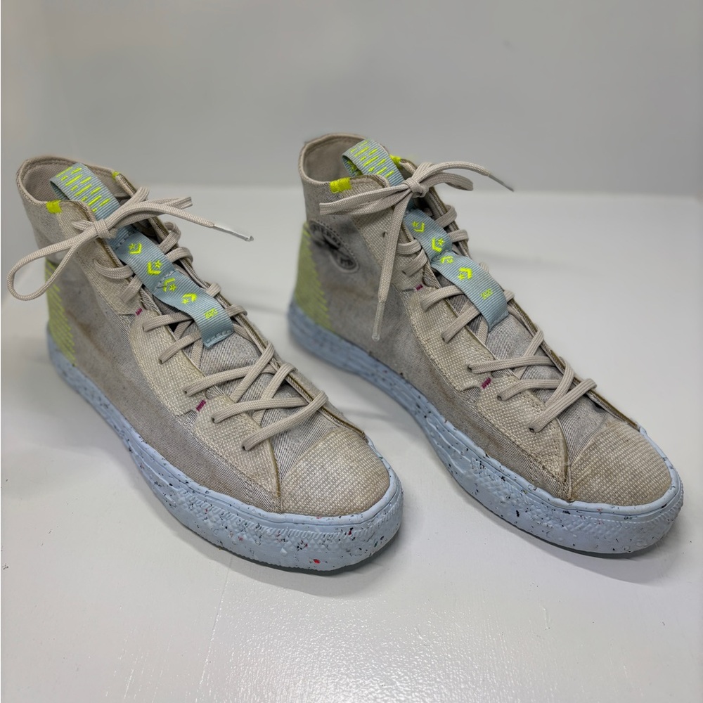 Converse Chuck Taylor All Star High Top Sneakers Men’s 10 Women’s 12 Eco Crater